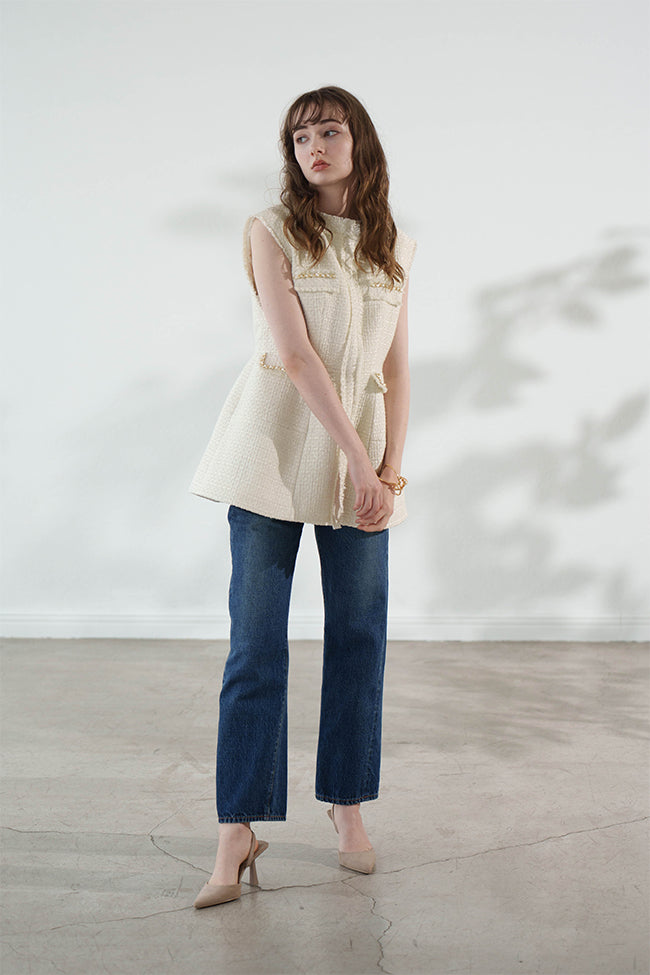 ツイードペプラムジレ – ADMORE