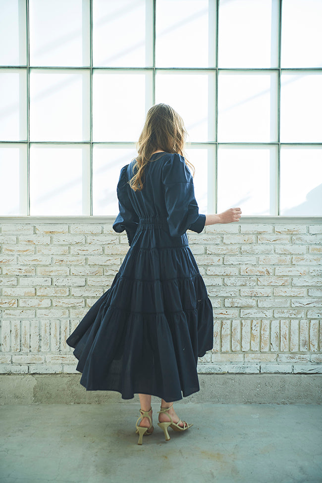 カシュクールティアードワンピース – ADMORE