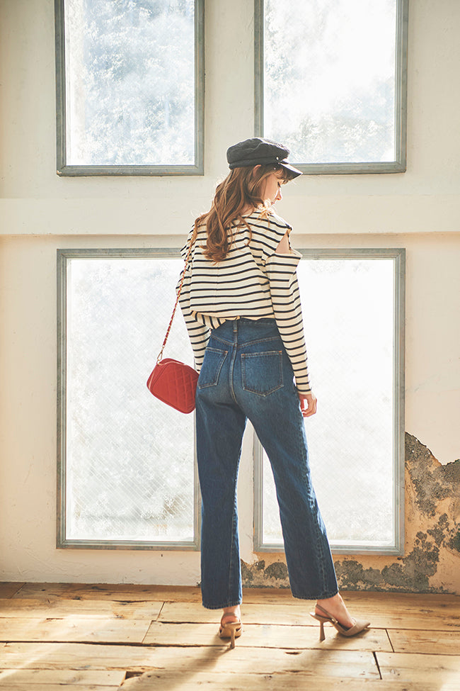 カットアウトボーダーカットトップス – ADMORE