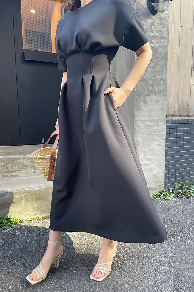 フィットフレアボンディングワンピース – ADMORE